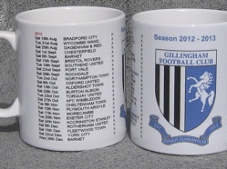 Gillingham Fixtures 2012/13