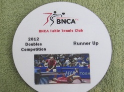 Table Tennis award coasters