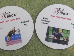 Table Tennis award coasters