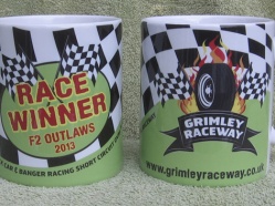 Grimley Raceway 2013 Prize Mugs