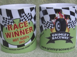 Grimley Raceway 2013 Prize Mugs