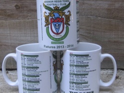 Bognor Regis Town FC Fixture mug for 2013-14
