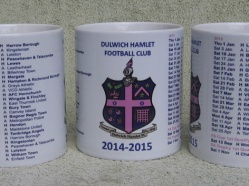 Dulwich Hamlet Fixture Mug 2014-15