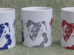 Red, White & Blue Bulldog