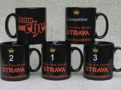 Competition mugs for Cheviot Hill Riders