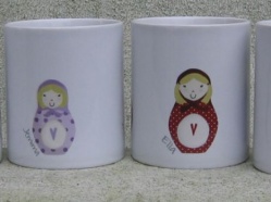 Russian Dolls - Individual family mugs