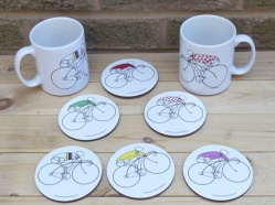 Cycling Coasters for Cafe Jello