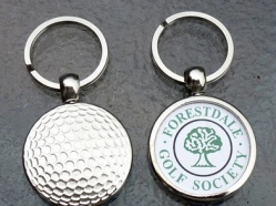 Golf Engraved style Keyring