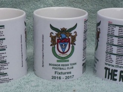 Bognor Regis Town FC Fixture mug for 2016/17
