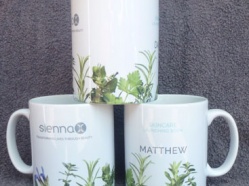 Named mugs for The Spray Tan Cubicle Company Ltd, Worcester