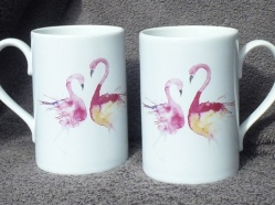Flamingo pair