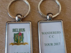 Belhus CC 2017 Tour Key Rings