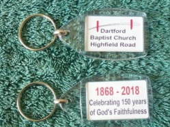 Dartford Baptist Clurch Keyrings