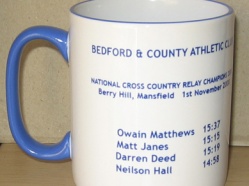 Bedford AC Cross Country Relay Champions